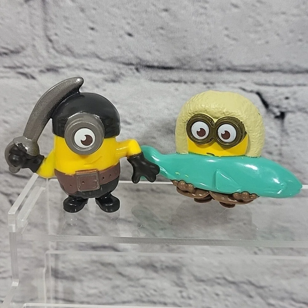 Despicable Me Minions‎ Agnes Figures Lot Of 6 With Empty Character Balls